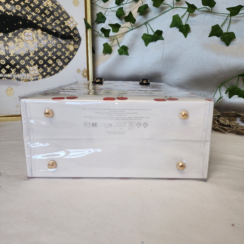 Authentic Louis Vuitton LIMITED EDITION Cherry retail Shopping Bag In A PVC Tote - Picture 6 of 10